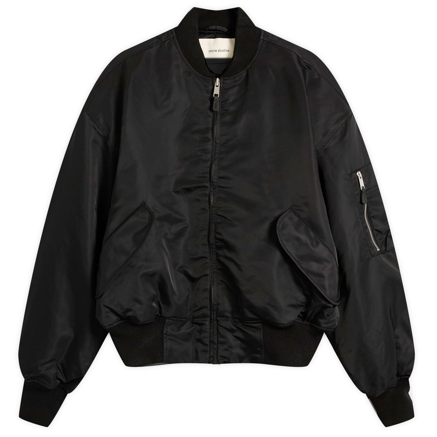 Bomber bunda Entire Studios Broad Bomber Jacket, Size Large Čierna | ESU-W25-1044-OI, 0