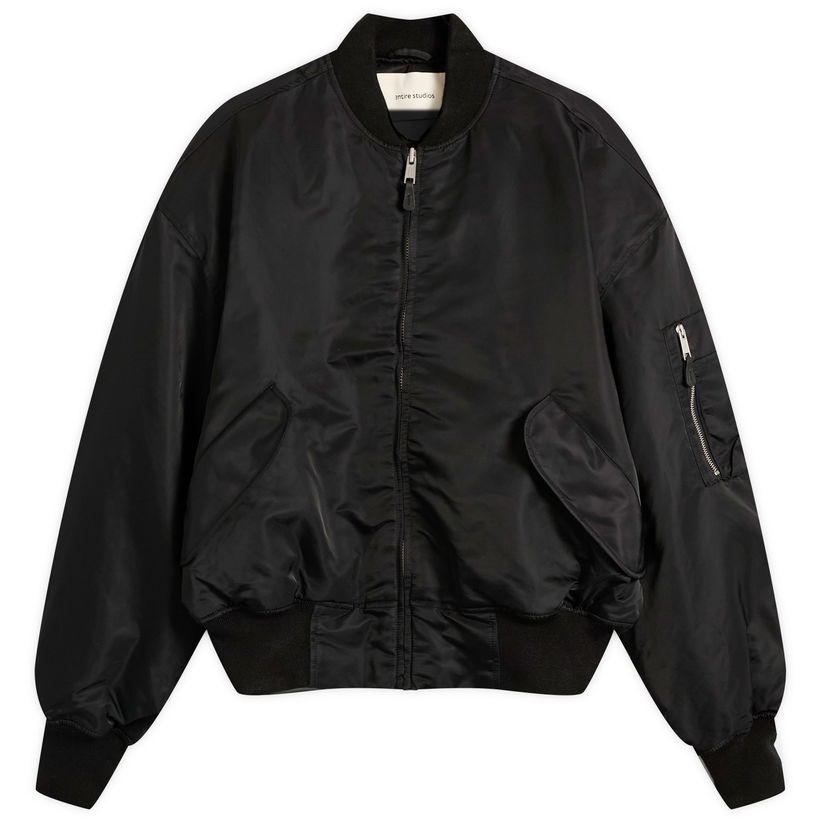 Bomber bunda Entire Studios Broad Bomber Jacket, Size Large Čierna | ESU-W25-1044-OI