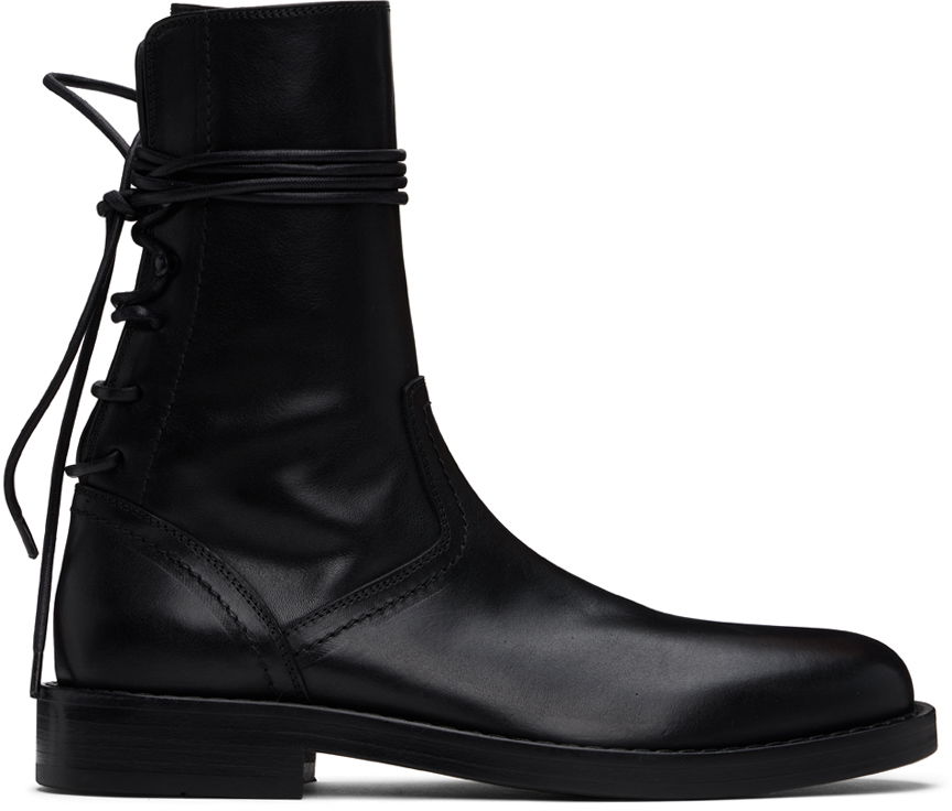 Oblečenie Ann Demeulemeester Ann Demeulemeester Heiko Leather Boots Čierna | CO02-M-A40-LT047-099, 0