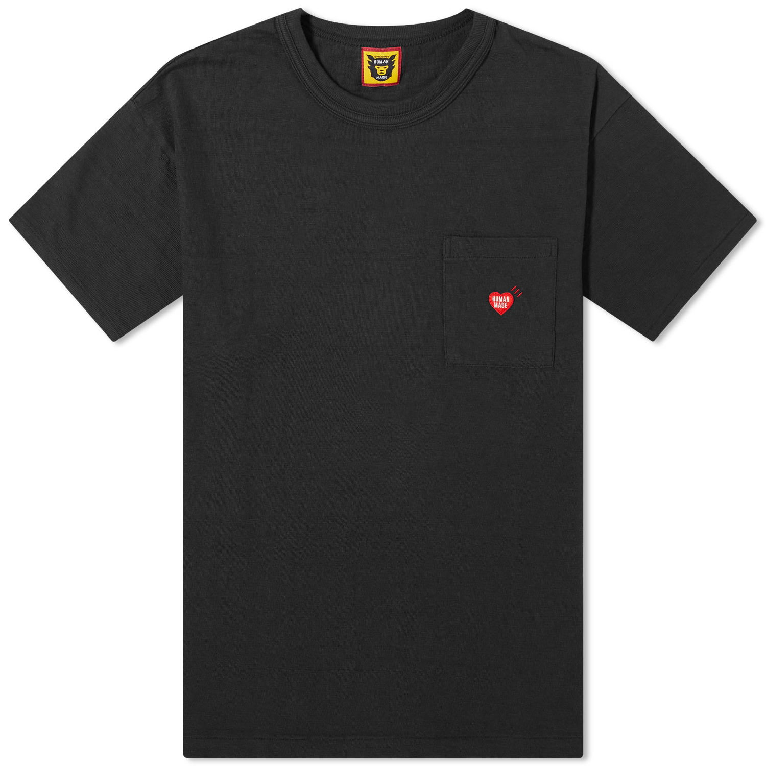 Tričko Human Made Heart Pocket T-Shirt Čierna | HM27CS003-B, 1