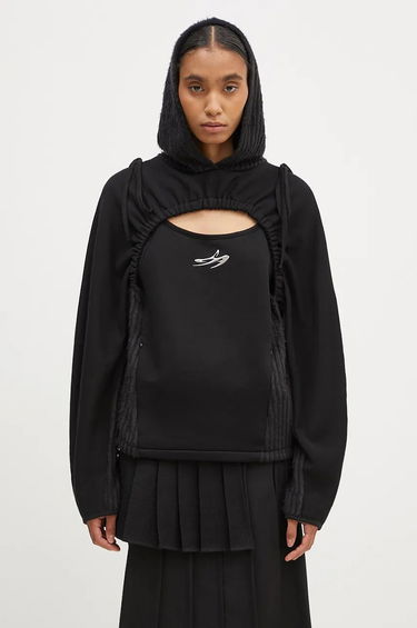 Mikina Andersson Bell Hoodie Shirring Cut Out Čierna | atb1193w, 0