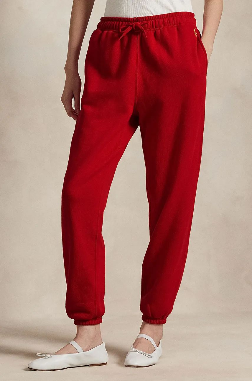 Mikina Polo by Ralph Lauren Red Fleece Sweatpants Červená | 211961274, 1