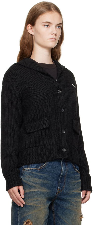 Sveter We11done Sailor Knit Cardigan Čierna | WD-KC2-24-632-W-BK, 1