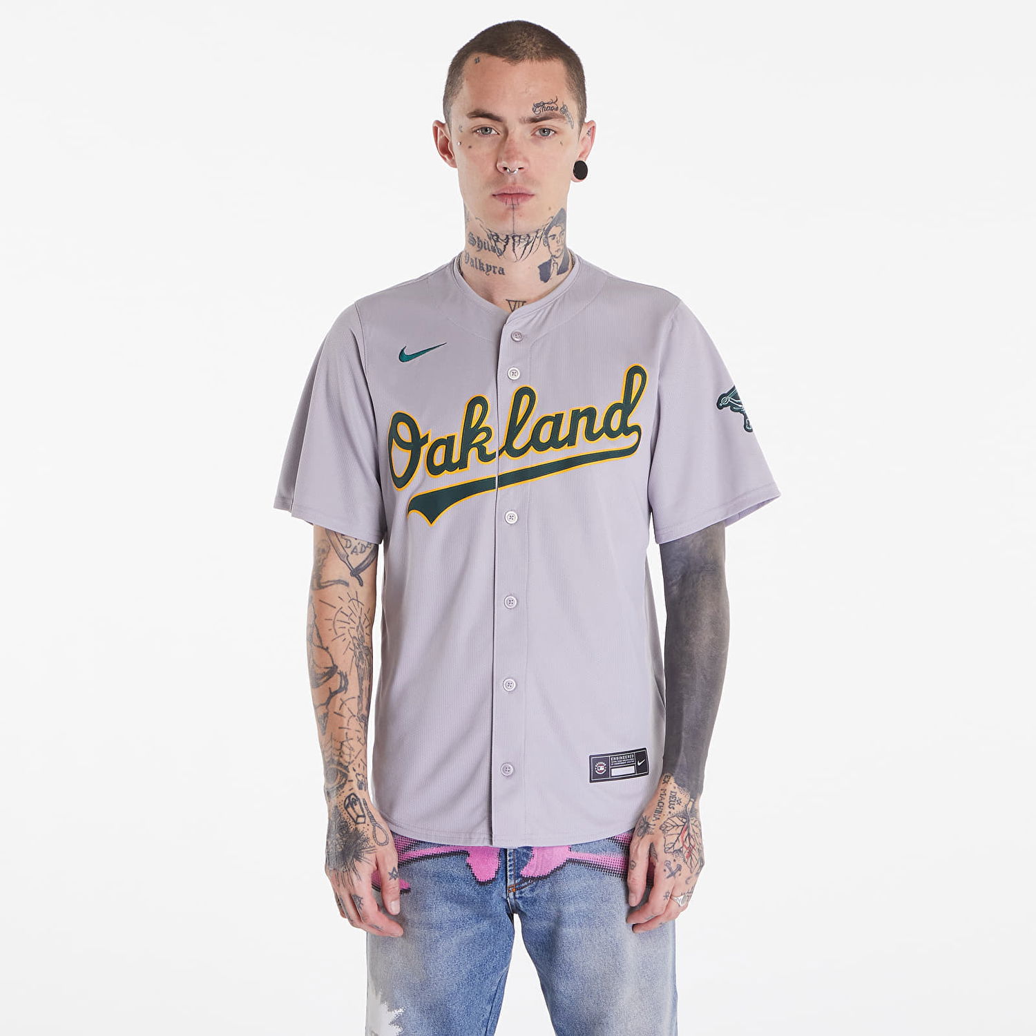 Tričko Nike MLB Limited Road Jersey Atmosphere Grey Šedá | T7LM-FZRD-FZ-L23, 0