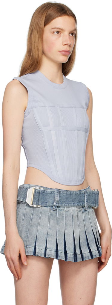 Tielko Dion Lee Fitted Corset Tank Top Béžová | C3094P23, 4