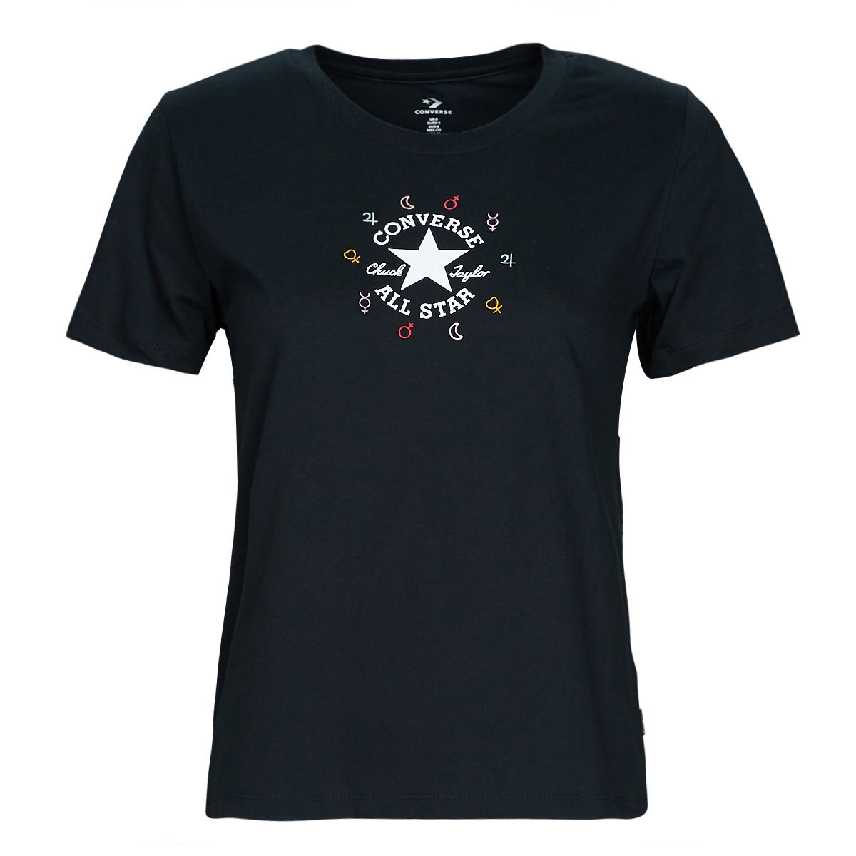Tričko Converse CHUCK CRYSTAL ENERGY REGULAR TEE Čierna | 10025008-A01, 0