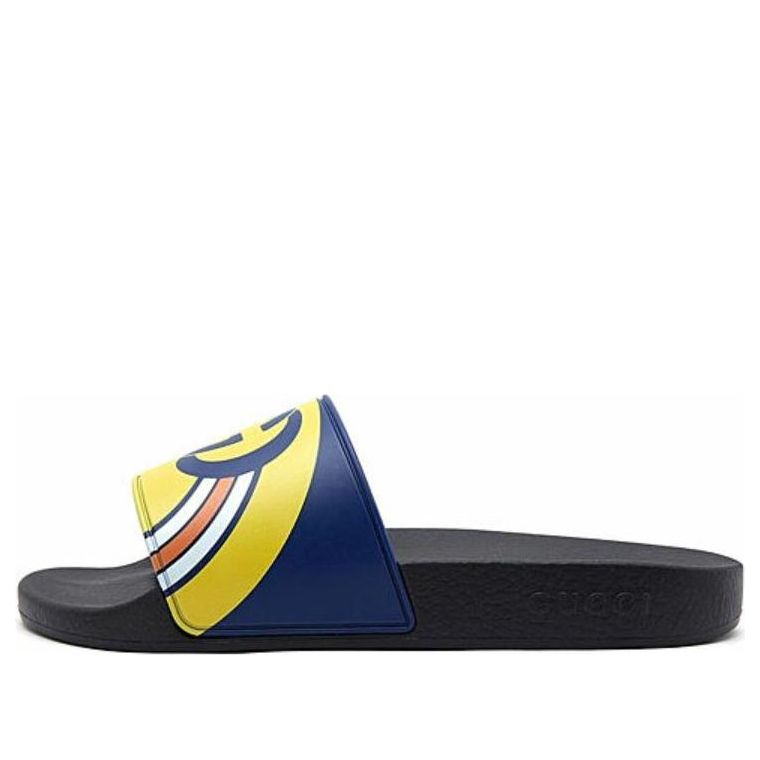 Tenisky a topánky Gucci Pursuit Logo Slides Modrá | 548703-JDB00-4736