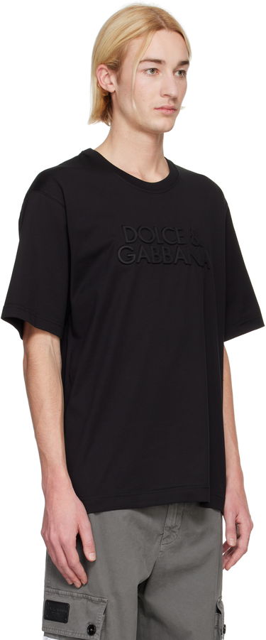 Tričko Dolce & Gabbana Dolce&Gabbana Cotton T-Shirt with Logo Čierna | G8PN9ZG7NWN, 1