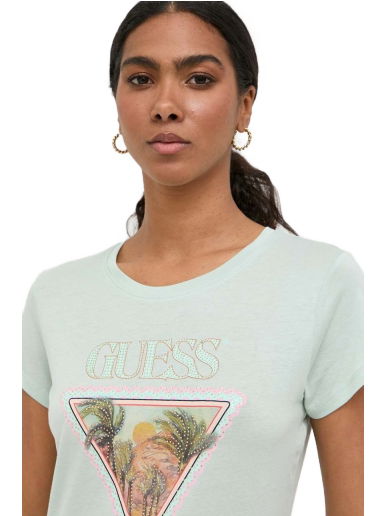 Tričko GUESS Tee Zelené | W3YI72.K9SN1