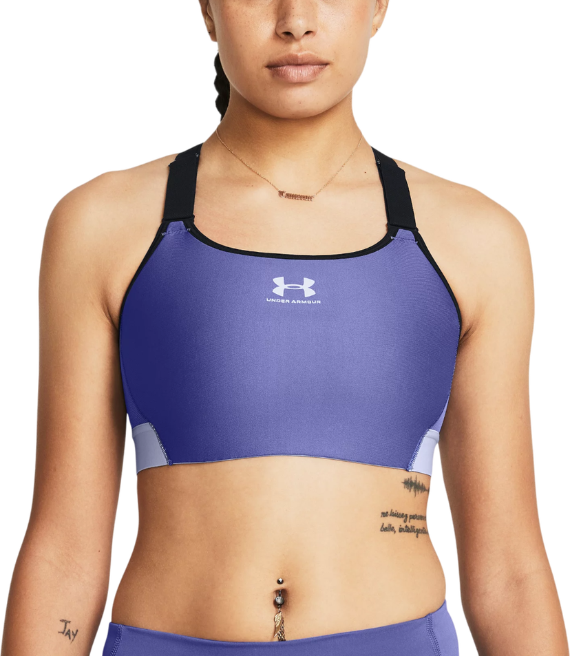 Podprsenka Under Armour HeatGear High Sports Bra Fialová | 1379195-561
