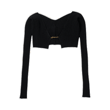 Sveter Jacquemus Le Cardigan Alzou Čierna | 213KN108 2190 990, 0