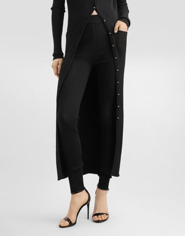 Legíny Dolce & Gabbana Dolce & Gabbana Ribbed Wool Leggings Čierna | FXU07TJCVXGN0000, 3