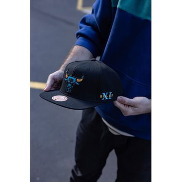 Šiltovka Mitchell & Ness NBA Core Xi Snapback Chicago Bulls Black Čierna | HHSS6751-CBUYYPPPBLCK, 9