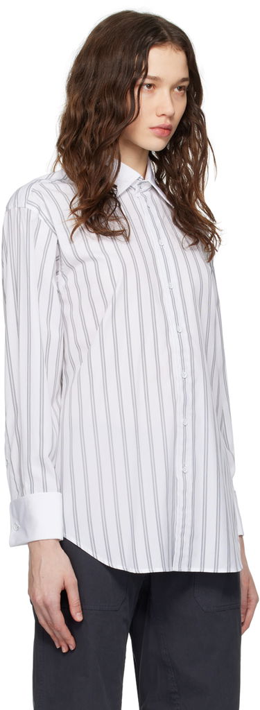 Košeľa rag & bone rag & bone Diana Striped Shirt Biela | WAW23HA0224622, 1
