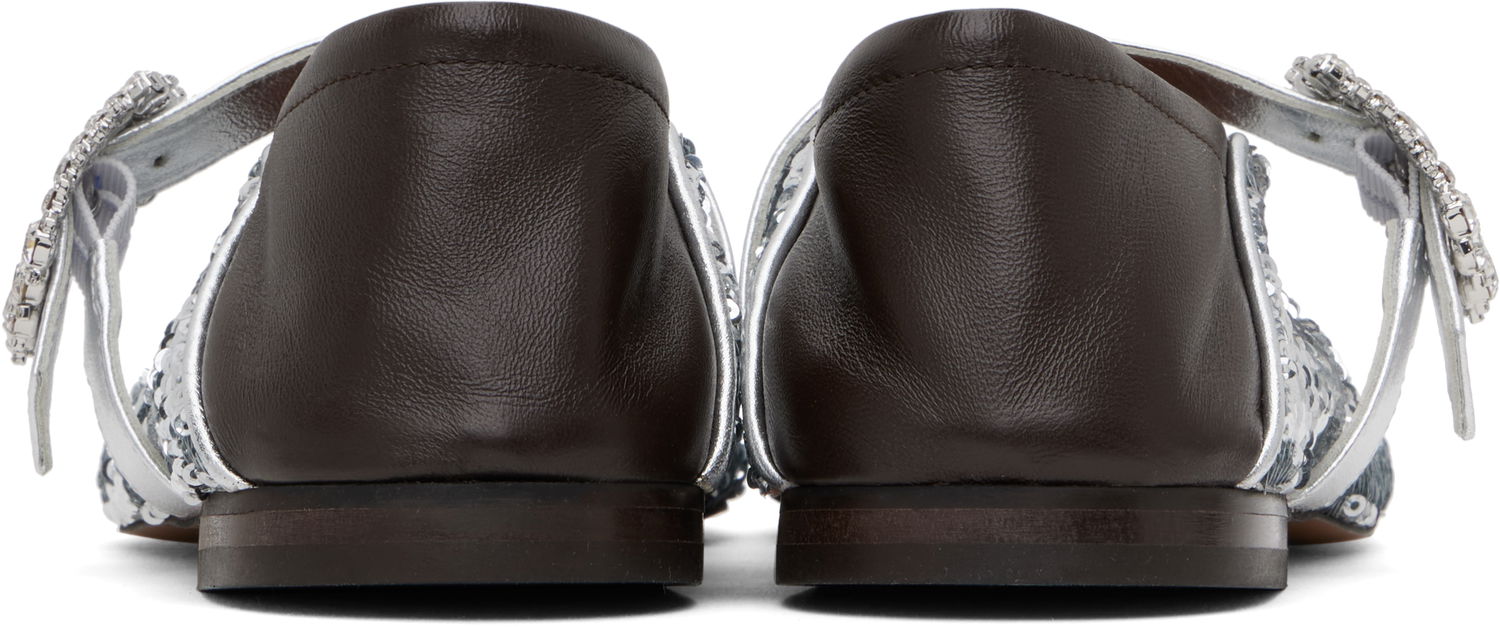 Šaty Wales Bonner Wales Bonner Glide Ballerina Flats Hnedá | WBW44011A 21090, 1