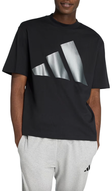 Tričko adidas Originals Holiday Big Metallic Logo T-Shirt Čierna | jm1709, 0