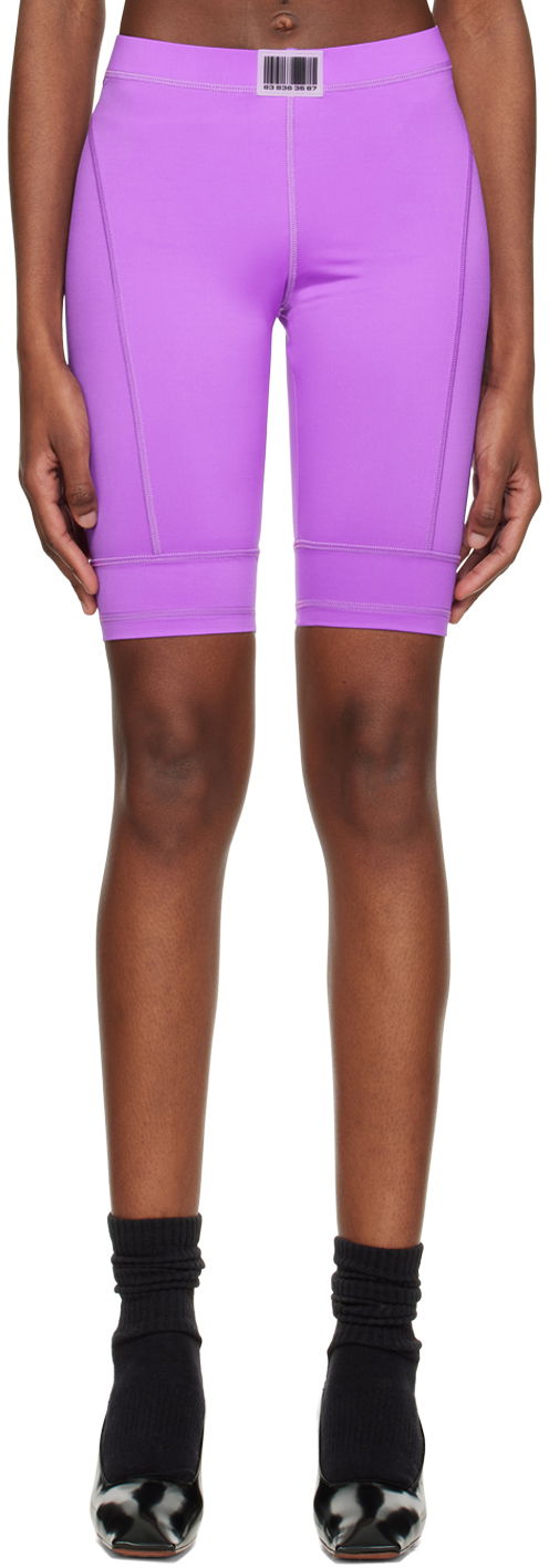 Šortky VETEMENTS VTMNTS Patch Cycling Shorts Fialová | VL14AT400I, 0