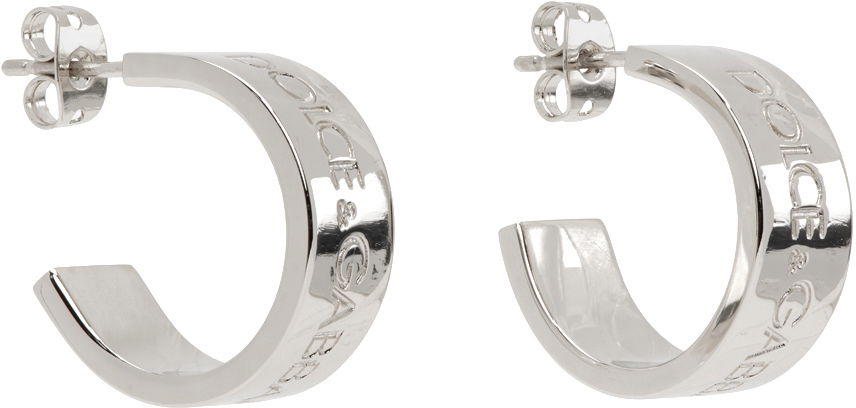 Náušnice Dolce & Gabbana Open Hoop Earrings Metalická | WEQ5P4W1111, 1