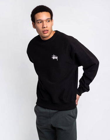Mikina Stüssy Basic Crew Čierna | 1914762, 0