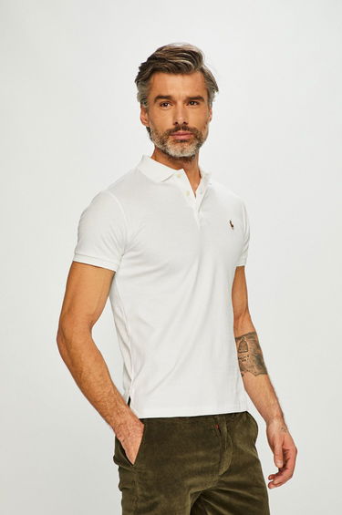 Polo tričko Polo by Ralph Lauren Polo Shirt Biela | 710685514001, 0