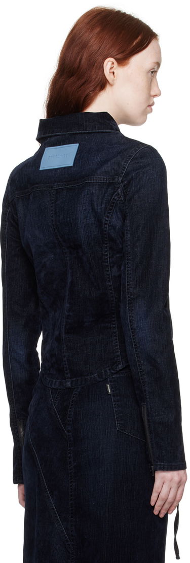 Bunda Ottolinger Ottolinger Fitted Denim Jacket Navy | 1703310, 2