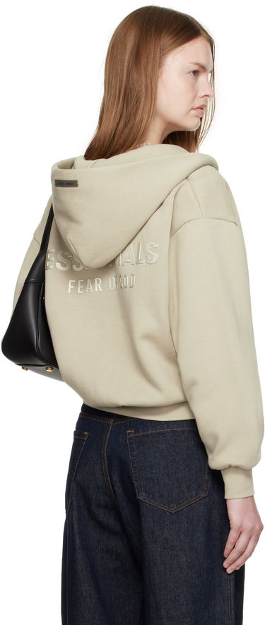 Mikina Fear of God Fear of God ESSENTIALS Classic Fit Zip-Up Hoodie Zelené | 192SP255096FW, 2