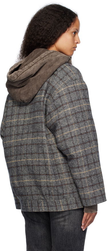 Bunda R13 R13 Double-Breasted Plaid Jacket Rôznofarebný | R13WR338 R432A, 2