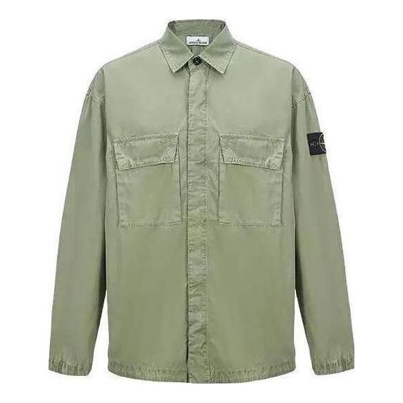 Košeľa Stone Island Old Treatment Shirt Zelené | 7815115WN-V0155, 0