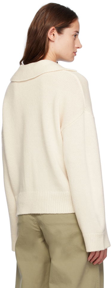 Sveter rag & bone rag & bone Danica Polo Sweater Biela | WAS24F003CA03, 2