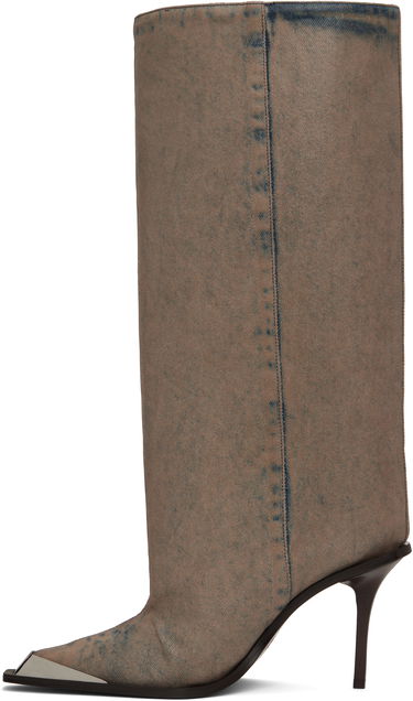 Tenisky a topánky Diesel D-Tona Tall Denim Boots Modrá | Y03461 PR402, 2