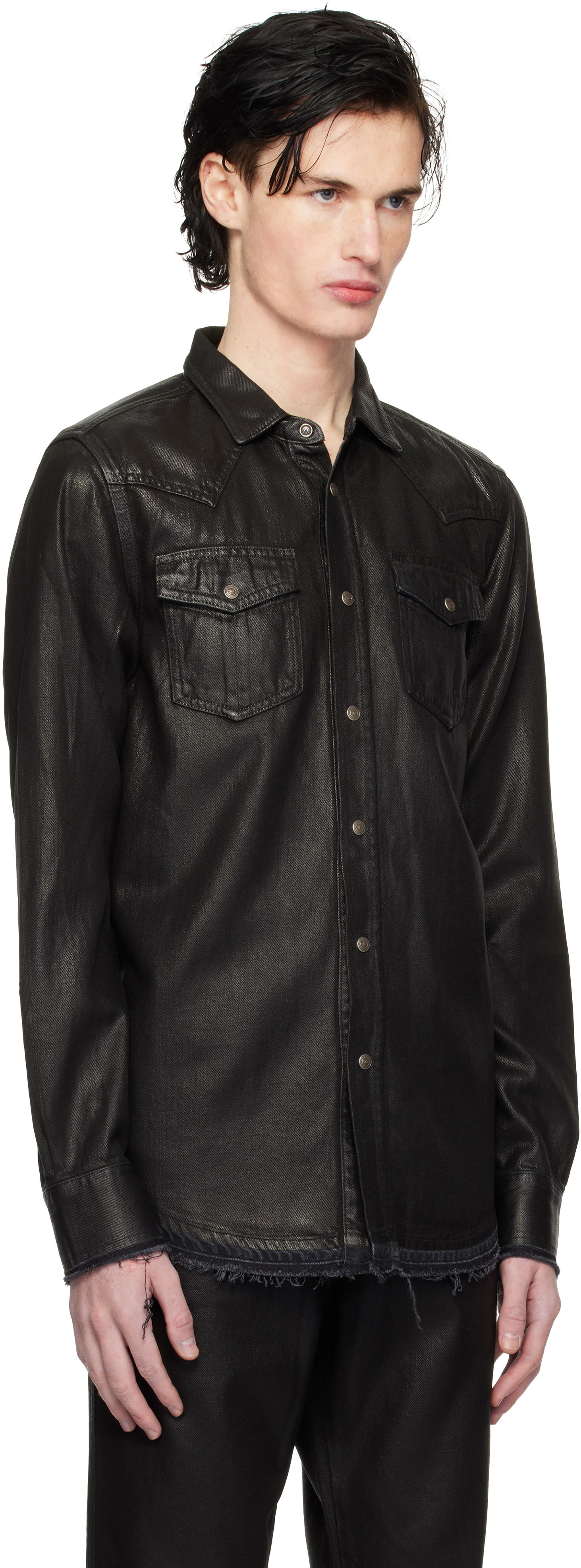 Košeľa Diesel D-Vega Black Denim Shirt Čierna | A12622-068MR-02, 1