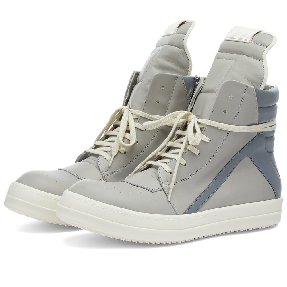 Tenisky a topánky Rick Owens Pony Hair Geobasket Šedá | RR02B2894-LPORX-8581, 0