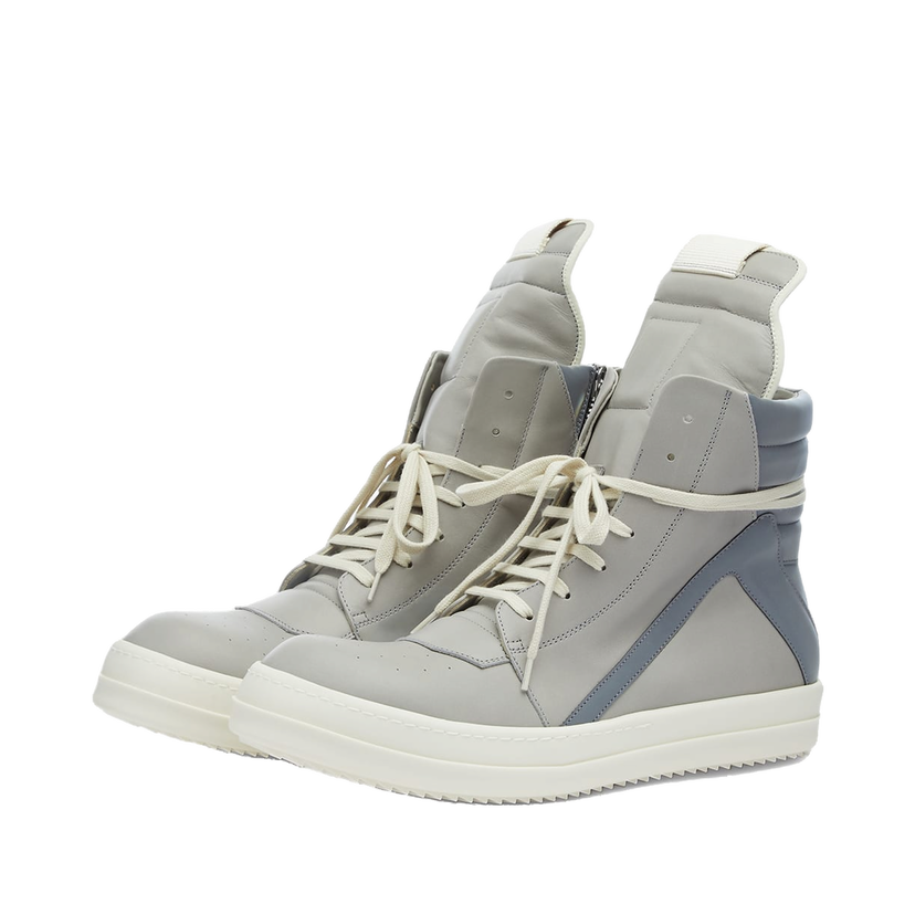 Tenisky a topánky Rick Owens Pony Hair Geobasket Šedá | RR02B2894-LPORX-8581