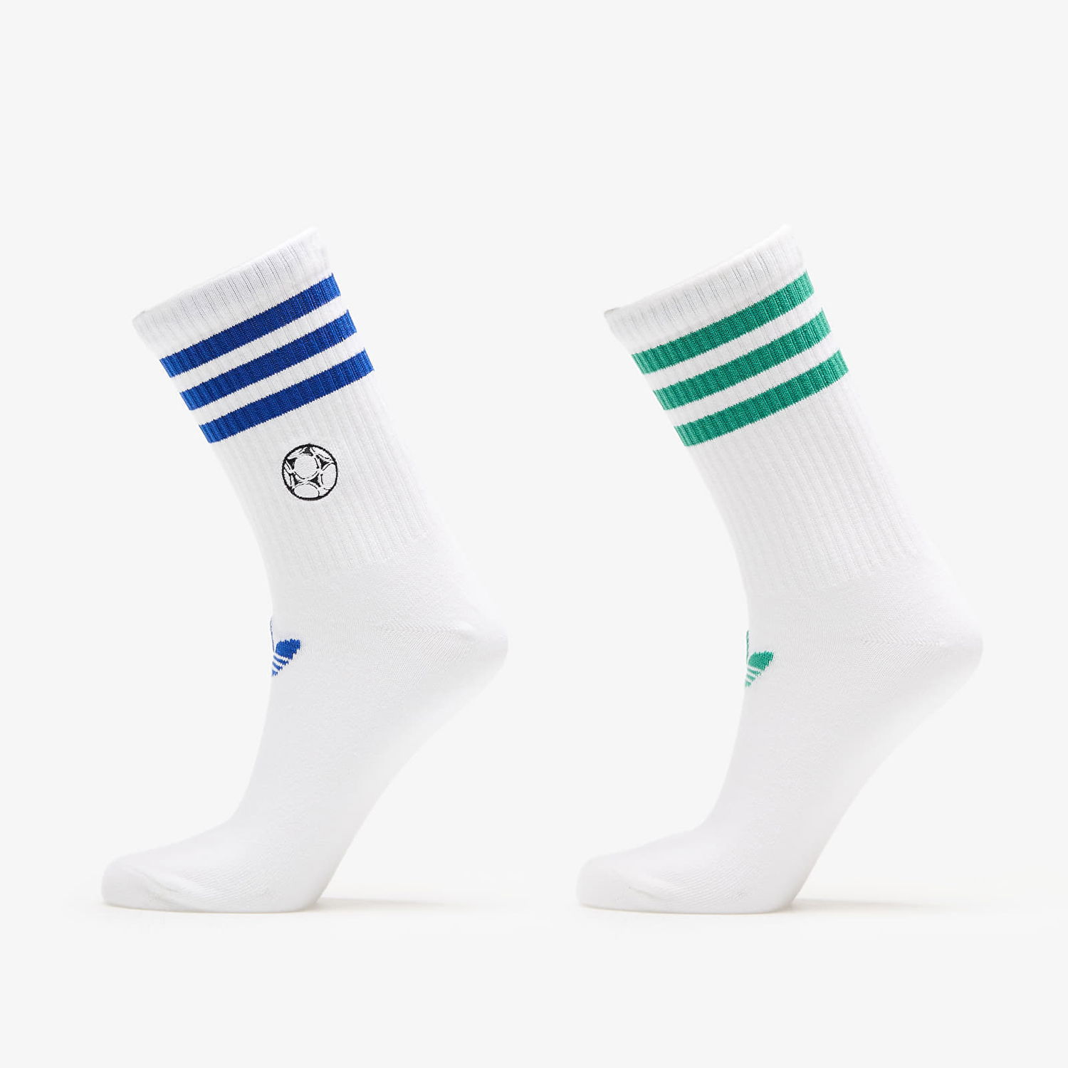 Ponožky adidas Originals Football Crew Socks 2-Pack Biela | JW2986, 0