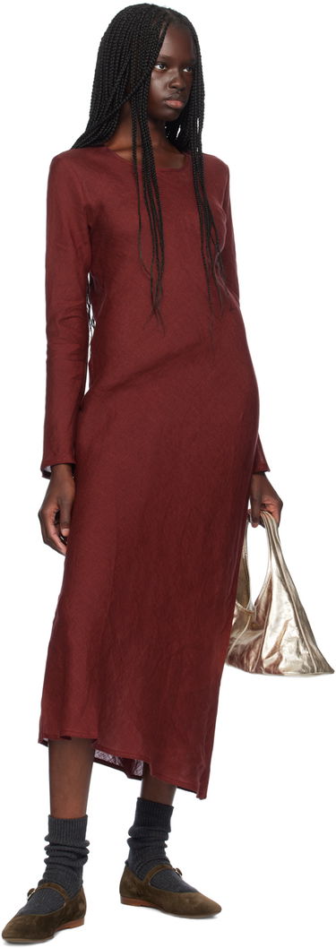 Šaty Baserange Maxi Dress Vínová | DRDYL-LI-AU24, 3
