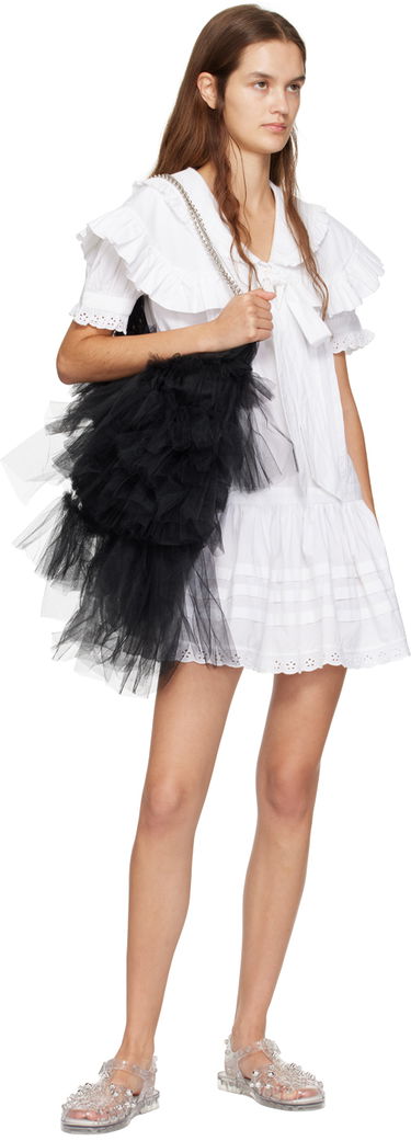 Tote bag Collina Strada Collina Strada Small Mist Tulle Tote Bag with Chains Čierna | XX9019, 3