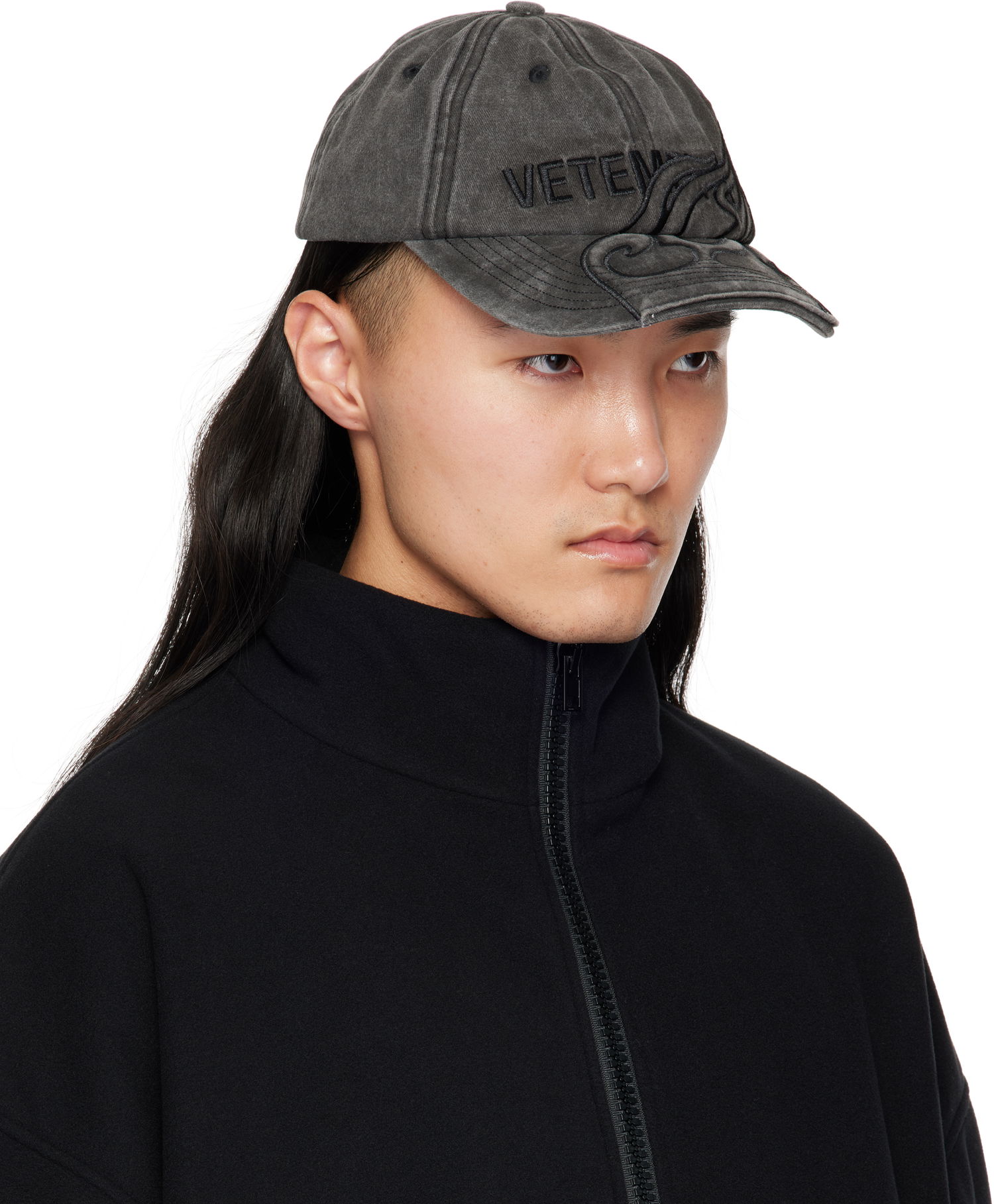 Šiltovka VETEMENTS Vetements Flame Logo Cap Šedá | UA66CA150B, 1