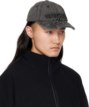 Šiltovka VETEMENTS Vetements Flame Logo Cap Šedá | UA66CA150B, 1