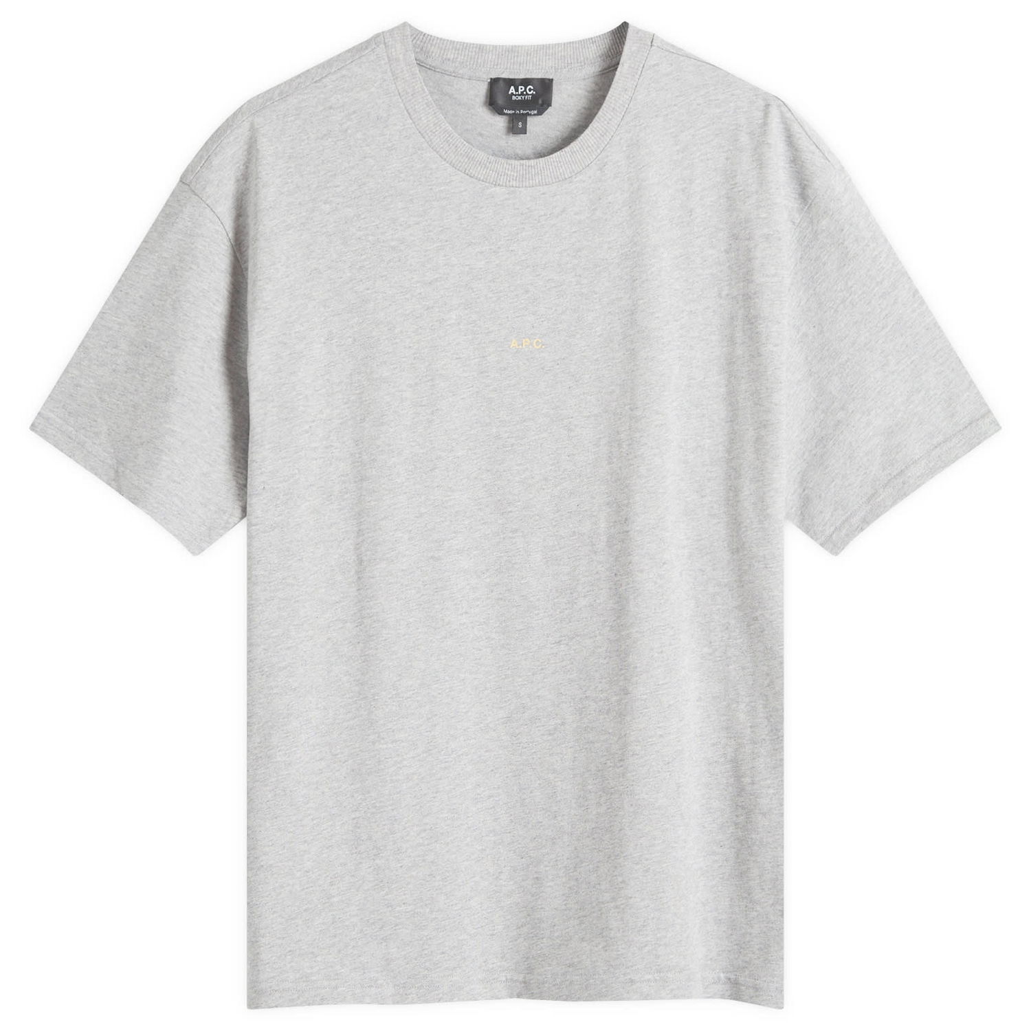 Tričko A.P.C. Micro Logo T-Shirt Šedá | COHBW-H26386-TPP, 0