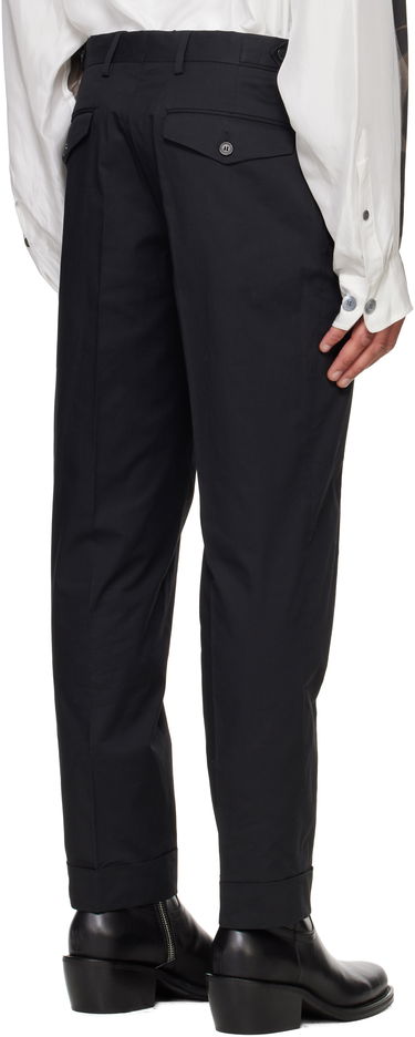 Nohavice Dries Van Noten Dries Van Noten Cuffed Trousers Čierna | 251-020904-1147, 2
