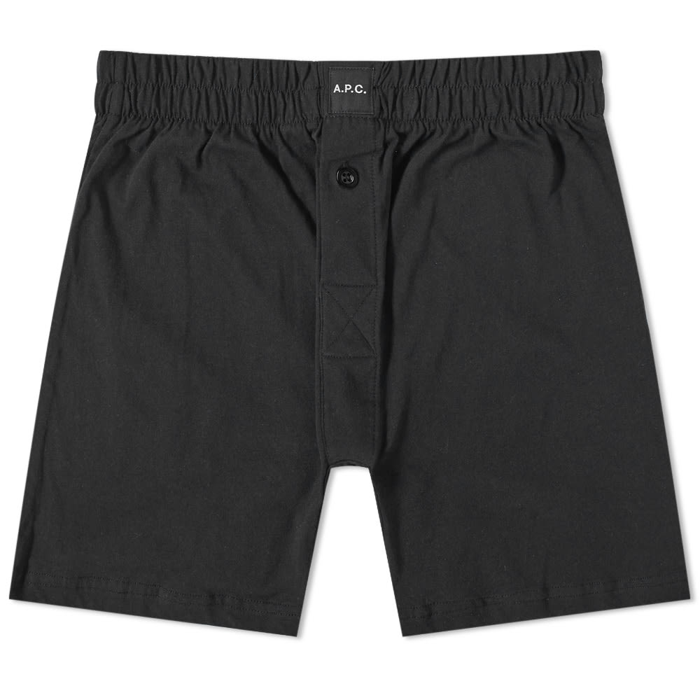 Boxerky A.P.C. Calecon Cabourg Trunk Čierna | COBMB-H18024-LZZ, 0