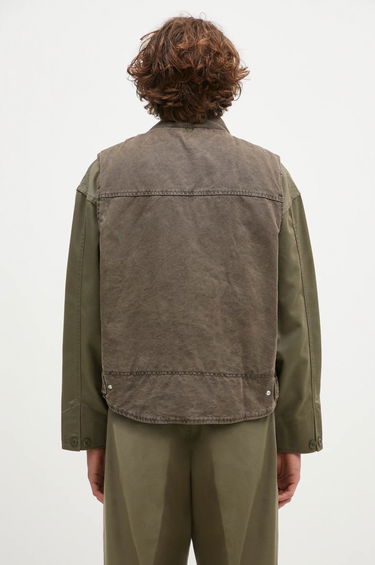 Vesta KENZO Khaki Mutlipocket Vest Hnedá | FE65VE0089GK, 2