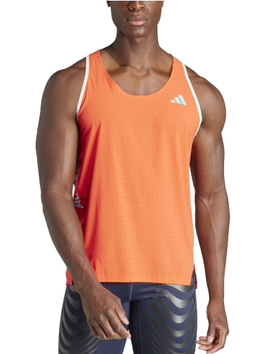 Tričko adidas Performance Adizero Oranžová | iq4926