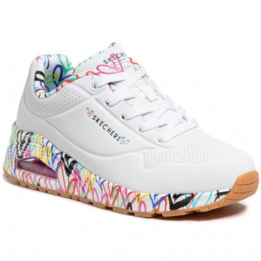 Tenisky a topánky Skechers Uno Béžová | 155506-WHT, 5