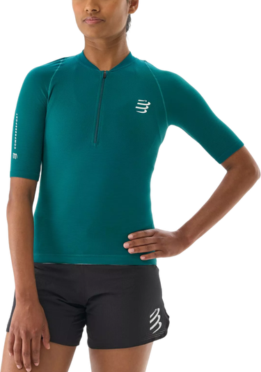 Tričko Compressport Trail Racing Postural Short Sleeve Top Zelené | atsw4916029l, 0