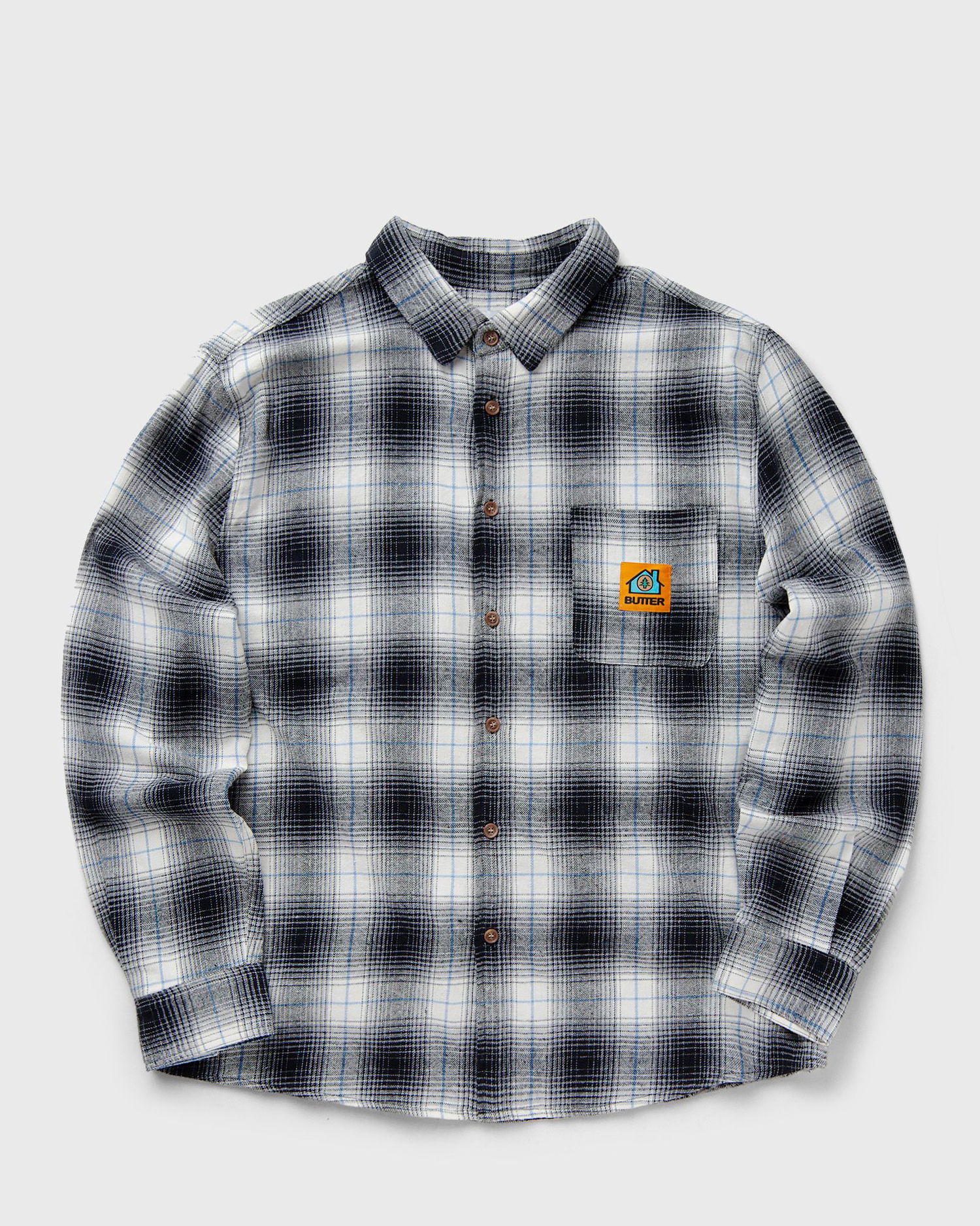 Košeľa Butter Goods Appliance Plaid Shirt Modrá | P20218, 0