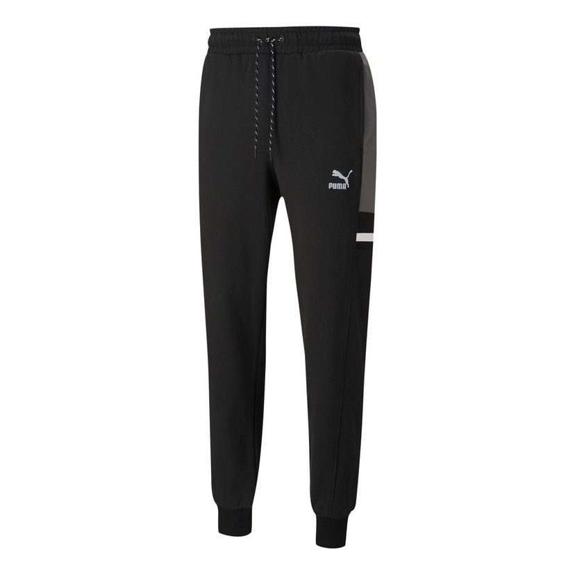 Tepláky Puma Men's Tape Logo Pants Čierna | 533206-01