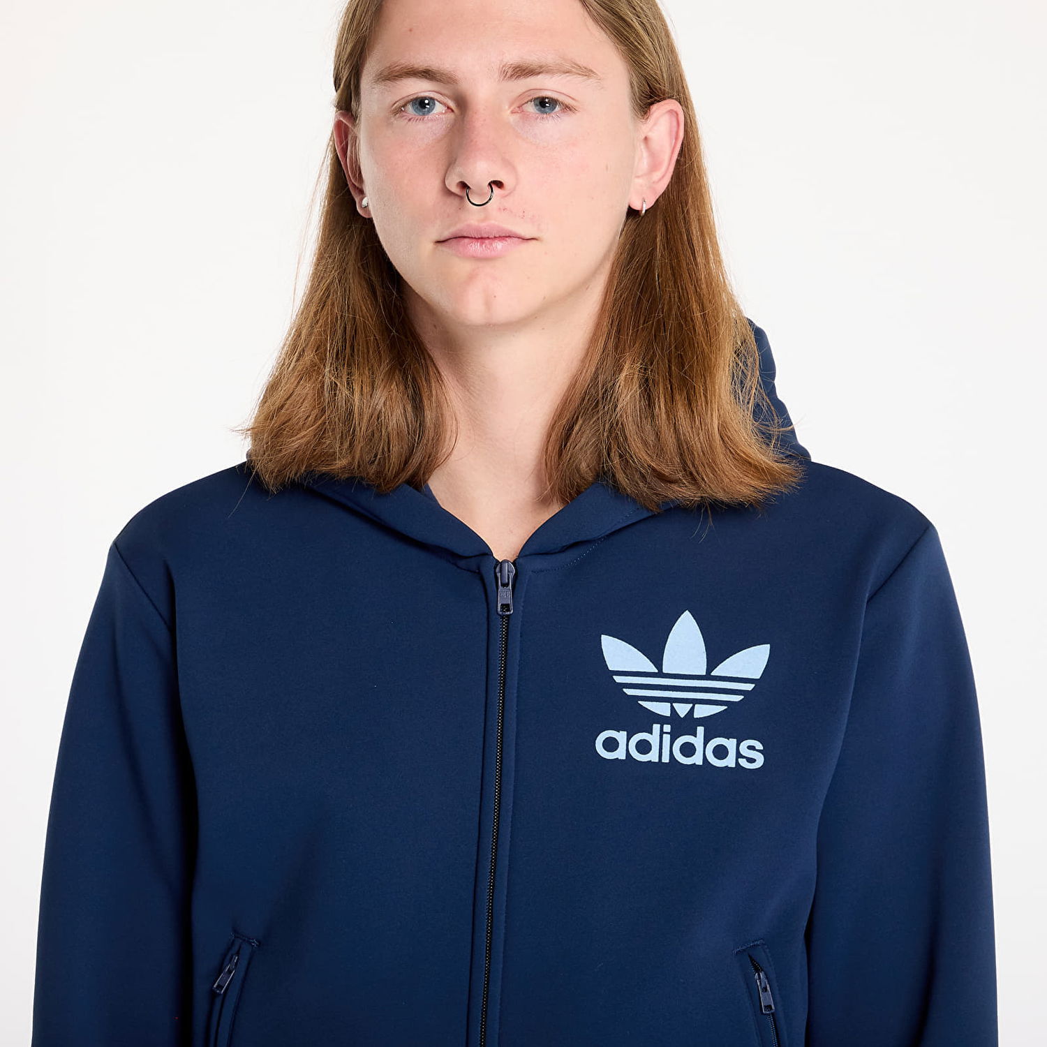 Mikina adidas Originals Wales Bonner x Track Hoodie Navy | JJ2939, 1