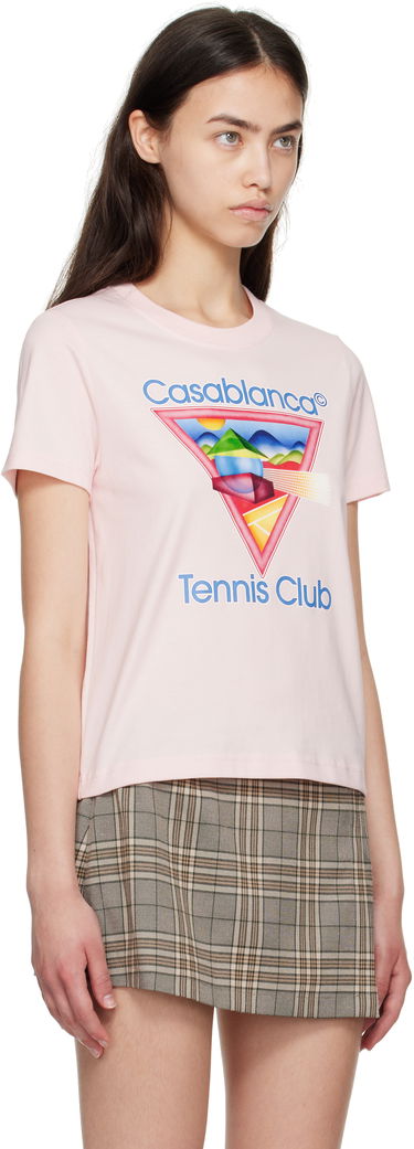Tričko Casablanca Casablanca Tennis Club T-Shirt Ružová | WPF25-JTS-020-02, 1