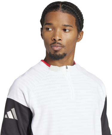 Dres adidas Performance Tiro 25 Pro Training Quarter-Zip Top Biela | JX7074, 4